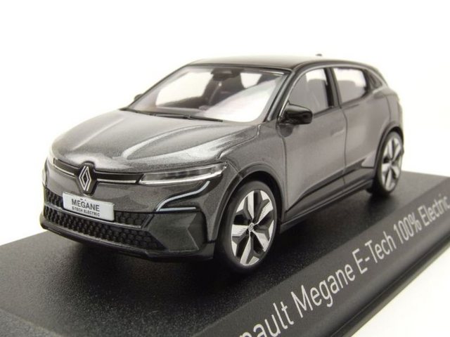 Norev Modellauto Renault Megane E-Tech 100% Electric 2022 grau schwarz Modellauto 1:43