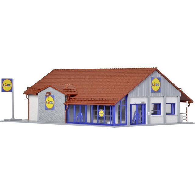 Vollmer Modelleisenbahn-Gebäude H0 Supermarkt Lidl