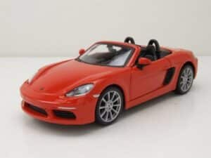 Bburago Modellauto Porsche 718 (982) Boxster 2016 lava orange Modellauto 1:24 Bburago