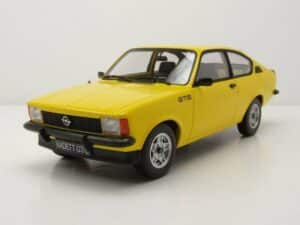 Norev Modellauto Opel Kadett C GT/E gelb mit ATS Felgen Modellauto 1:18 Norev