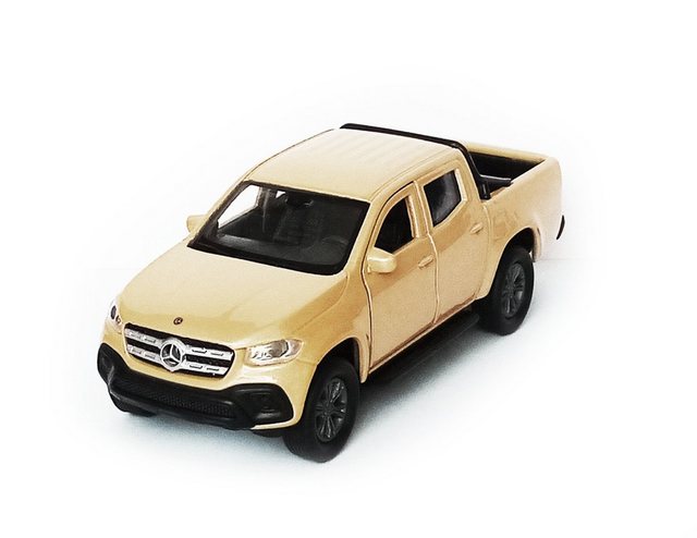 Welly Modellauto MERCEDES BENZ X-Class Modellauto Metall Modell Auto Spielzeugauto Kinder Geschenk 16 (Gold-Metallic)